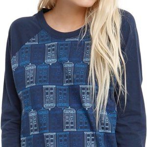 Tardis Print Doctor Who lightweight pullover